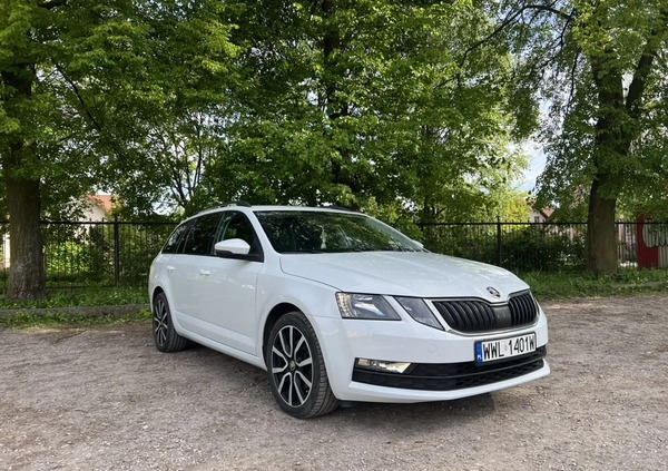 Skoda Octavia cena 54500 przebieg: 169000, rok produkcji 2017 z Ząbki małe 154